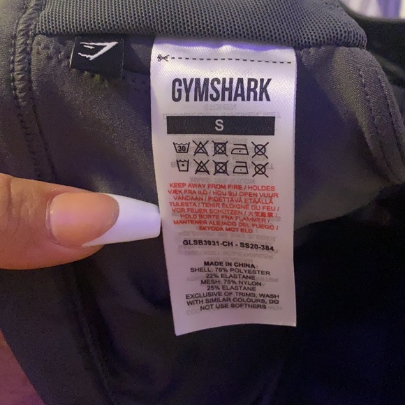 Gymshark Zip Up Training Sports Bra - Grey - Picture 4 of 4